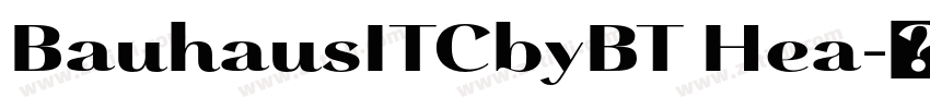 BauhausITCbyBT Hea字体转换